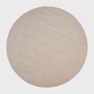 Linie Design Halo Cloud wollen vloerkleed rond Beige, Ø250 cm