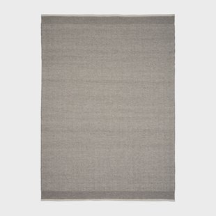 Linie Design Stratum Echo wollen vloerkleed Grey, 250x350 cm