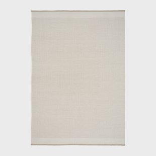 Linie Design Stratum Echo wollen vloerkleed White, 170x240 cm