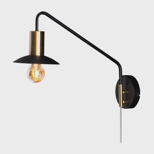 By Rydéns Quinn wandlamp kort Matzwart