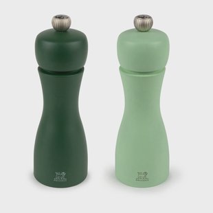 Peugeot Tahiti set Water zout- en pepermolen 15 cm Moss & mint Peugeot Tahiti set Water zout- en pepermolen 15 cm Moss & mint
