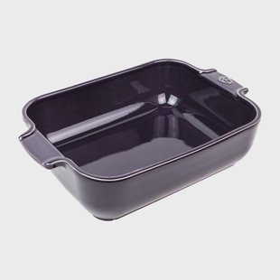 Peugeot Appolia keramiek schaal 16x25 cm Eggplant