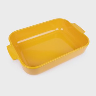 Peugeot Appolia keramieken ovenschaal 29,5x36 cm Saffron yellow