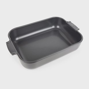 Peugeot Appolia keramieken ovenschaal 29,5x36 cm Grijs