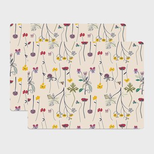 Åry Home Herbarium placemat 30x40 cm 2-pack Off-white