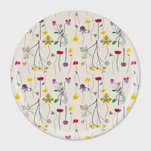 Åry Home Herbarium dienblad Ø38 cm Off-white