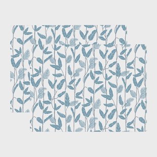 Åry Home Mougli Blue placemat 30x40 cm 2-pack Blue-white