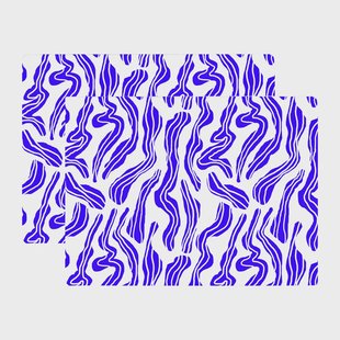 Åry Home Sudd placemat 30x40 cm 2-pack Blue-white