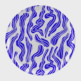 Åry Home Sudd dienblad Ø38 cm Blue-white