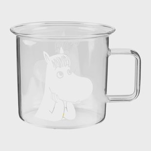 Muurla Moomin glazen mok transparant 35 cl Snorkmaiden