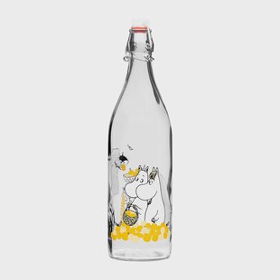 Muurla Moomin glazen fles 1 L Fruits
