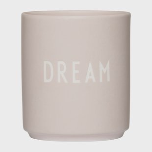 Design Letters Design Letters favoriete mok 25 cl Dream-pastel beige