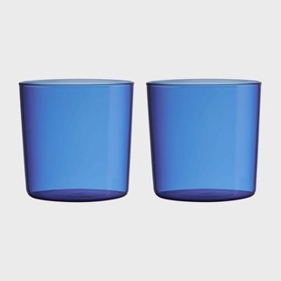 Design Letters Design Letters Kids Eco drinkglas 2-pack Blue