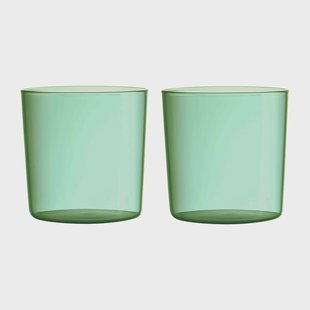 Design Letters Design Letters Kids Eco drinkglas 2-pack Green