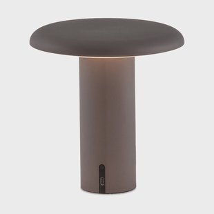 Artemide Takku draagbare tafellamp 19 cm Geanodiseerd grijs