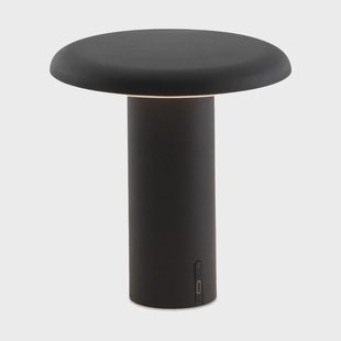 Artemide Takku draagbare tafellamp 19 cm Verniszwart