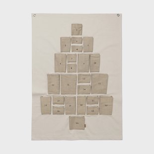 Ferm Living Pine adventskalender Maxi, 90x125 cm