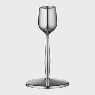 Gense Dorotea kandelaar 12 cm Glanzend staal