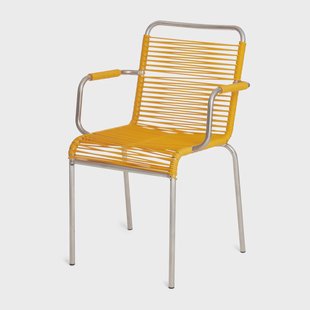 Fiam Mya armstoel aluminium Geel