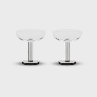 Tom Dixon Puck coupeglas 17,5 cl 2-pack Clear