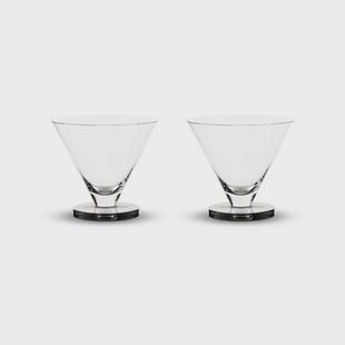 Tom Dixon Puck cocktailglas 26 cl 2-pack Clear