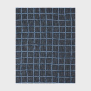 Fine Little Day Geruit jacquardgeweven tafelkleed 147x147 cm Blue-black