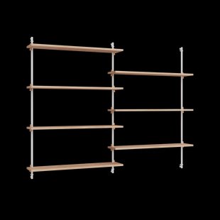 MOEBE Moebe wall shelving ws.115.2.B Eikenhout-wit
