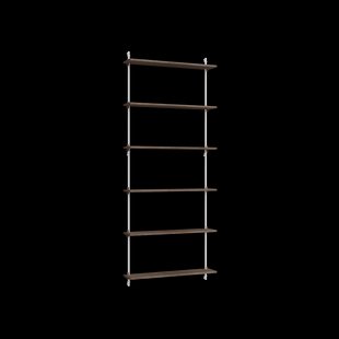 MOEBE Moebe wall shelving ws.200.1 Gerookt eikenhout-wit MOEBE Moebe wall shelving ws.200.1 Gerookt eikenhout-wit