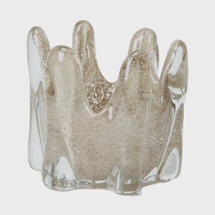 Olsson & Jensen Helix waxinelichtjeshouder Ø10,5 cm Taupe