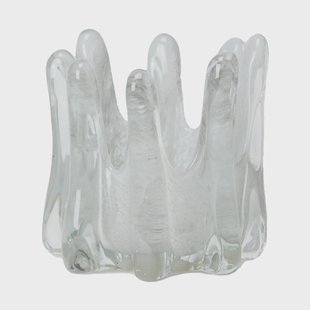 Olsson & Jensen Helix waxinelichtjeshouder Ø14 cm Lichtgrijs