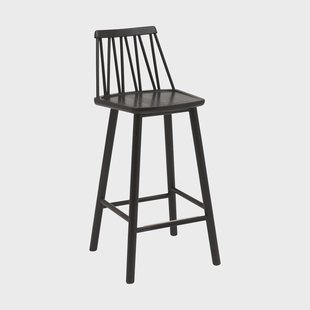 Hans K ZigZag barstoel 63 cm Zwarte beits