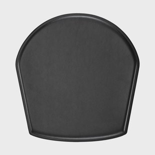 Hans K ZigZag kussen stoel/barstoel met armleuningen Bonded leer zwart