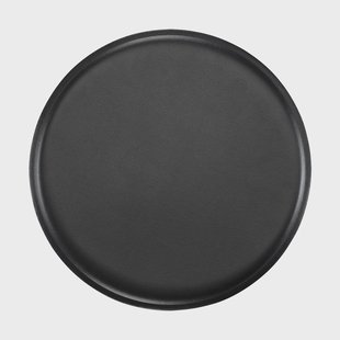 Hans K ZigZag kussen kruk/barkruk Bonded leer zwart