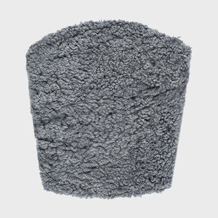 Hans K ZigZag kussen stoel Schapenvacht grafiet