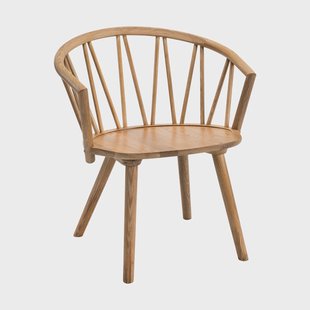 Hans K ZigZag loungestoel Geolied eikenhout