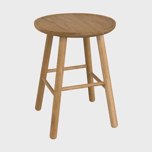 Hans K ZigZag kruk 47cm Geolied eikenhout