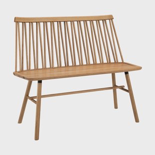 Hans K ZigZag bank Geolied eikenhout