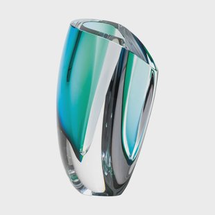 Kosta Boda Mirage vaas 31 cm Groen-blauw