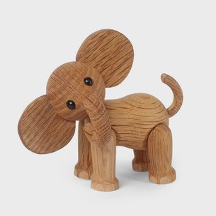 Spring Copenhagen Ella olifant baby decoratie Eikenhout-esdoorn