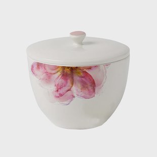 Villeroy & Boch Rose Garden theeblik Ø13,5 cm Wit