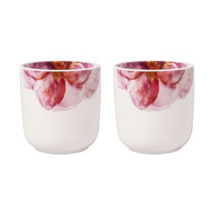 Villeroy & Boch Rose Garden kop 29 cl 2-pack Wit