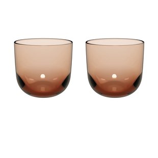 Villeroy & Boch Like waterglas 28 cl 2-pack Clay