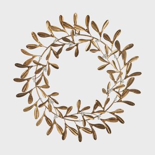 Lene Bjerre Missia krans Ø40,5 cm Light gold