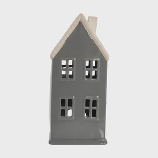 Lene Bjerre Hollia decoratiehuisje 29 cm Dark grey