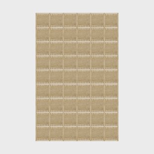 Layered Lilly wollen vloerkleed Mustard, 180x270 cm