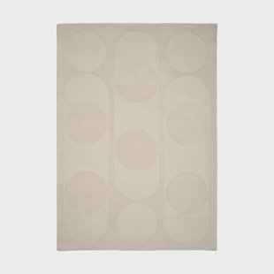 Linie Design Orb Alliance wollen vloerkleed White, 140x200 cm
