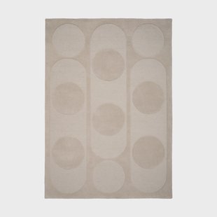 Linie Design Orb Alliance wollen vloerkleed Chalk, 200x300 cm
