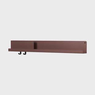 Muuto Folded plank groot Deep Red