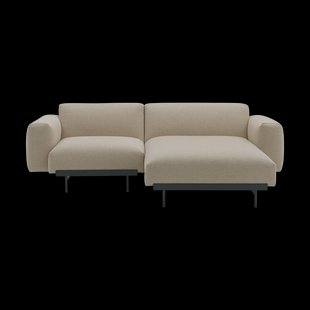 Muuto In Situ modulaire bank 2-zits configuratie 4 Ecriture 240-Black Muuto In Situ modulaire bank 2-zits configuratie 4 Ecriture 240-Black