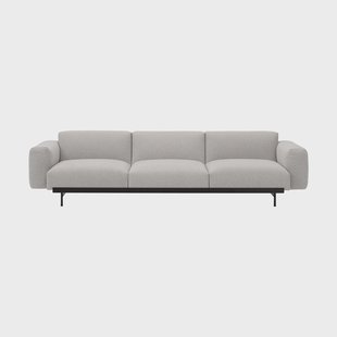 Muuto In Situ modulaire bank 3-zits configuratie 1 Clay 12-Black